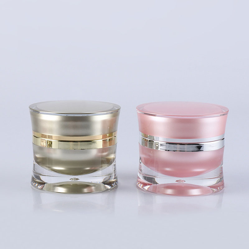 Gel Refill Pack - 30G rosa/gold/perlmweißes Acrylglas, Topfdose, Tagescreme/Essenz/Augenserum-Gel/Feuchtigkeitscreme, Aufhellungsmaske,