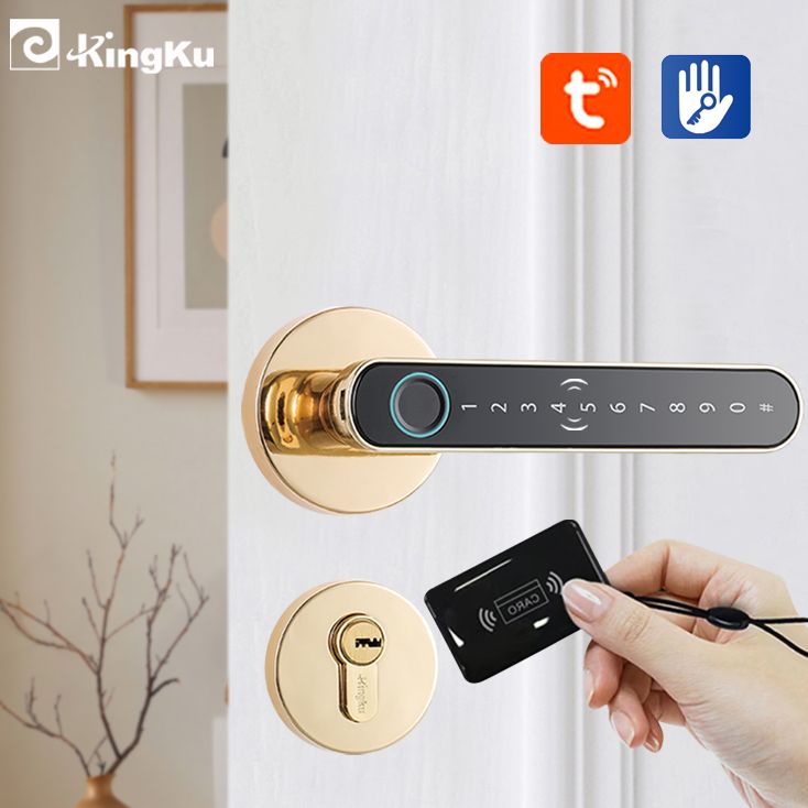 Letter Opener Brass - Smart Fingerprint Türschloss Griff für zu