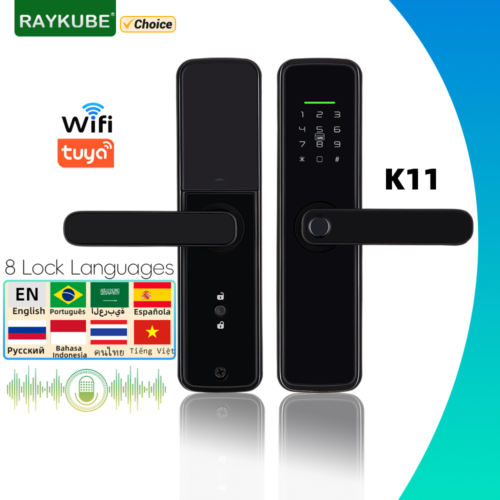 Letter Opener Brass - RAYKUBE K11 Tuya WiFi Biometrisches Fingerabdruckschloss