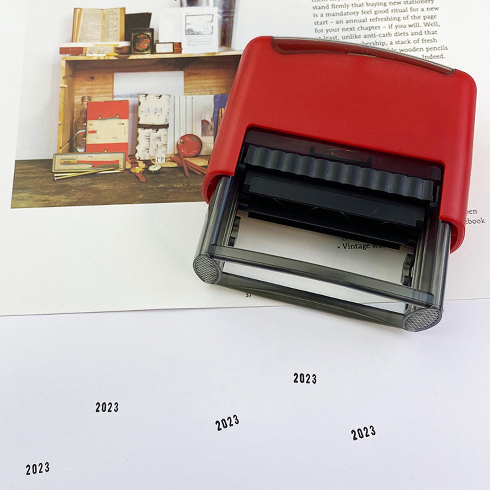 Datumsstempel mit schwarzer Ti – Rubber Date Stamp Bewertung und Preis