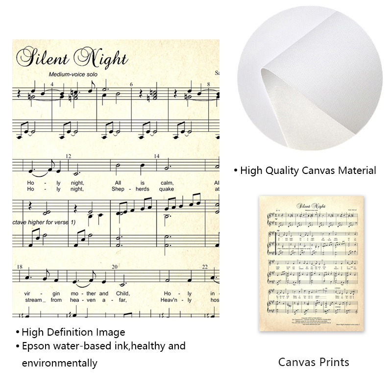 WEIHNACHTEN CAROLS Noten Poste – Ink Blotter Paper Bewertung und Preis